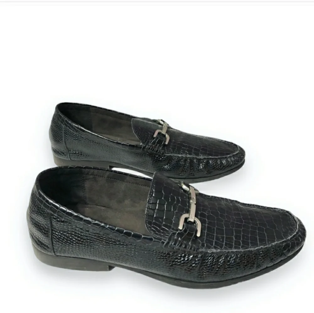 DONALD J PLINER Croc Embossed Darrin Loafer